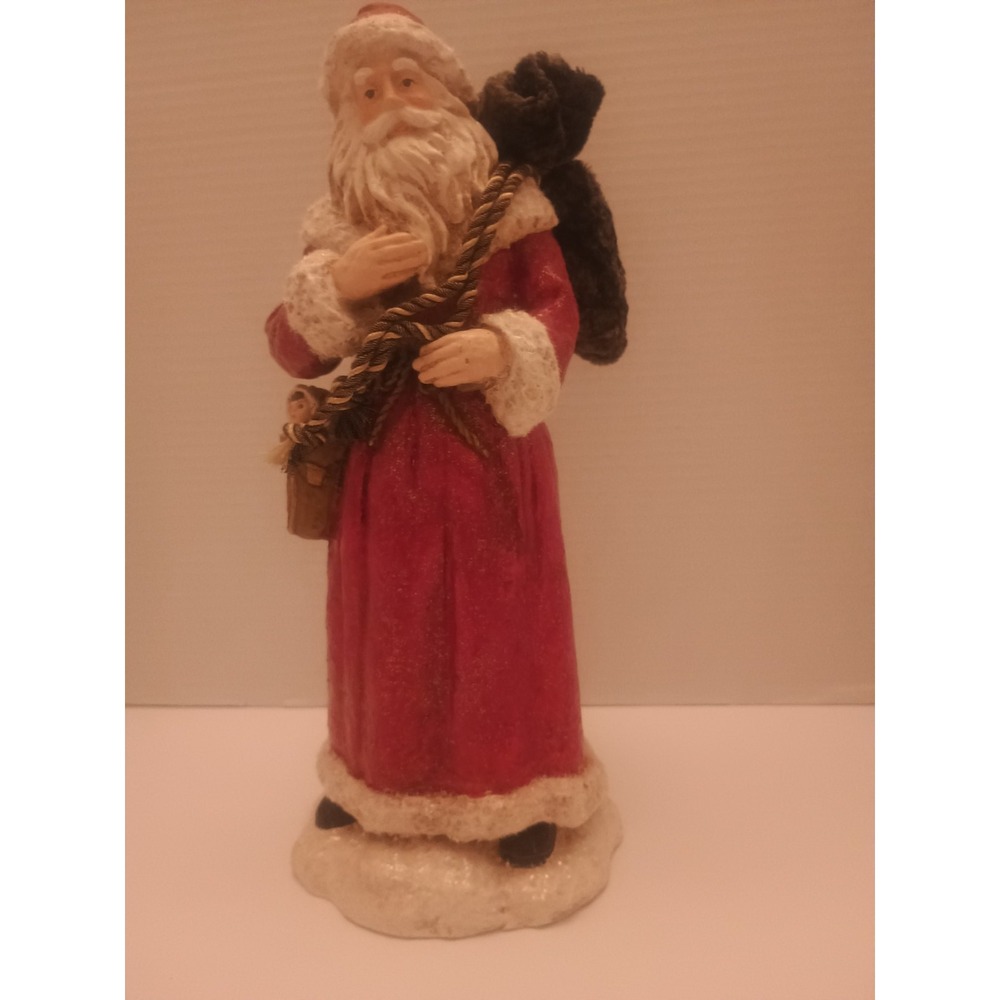 Vintage Santa Clause 12" Figurine Holiday Decor